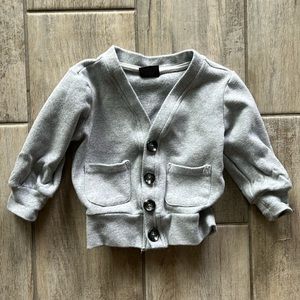 Grey Little Bipsy Grandpa Cardigan